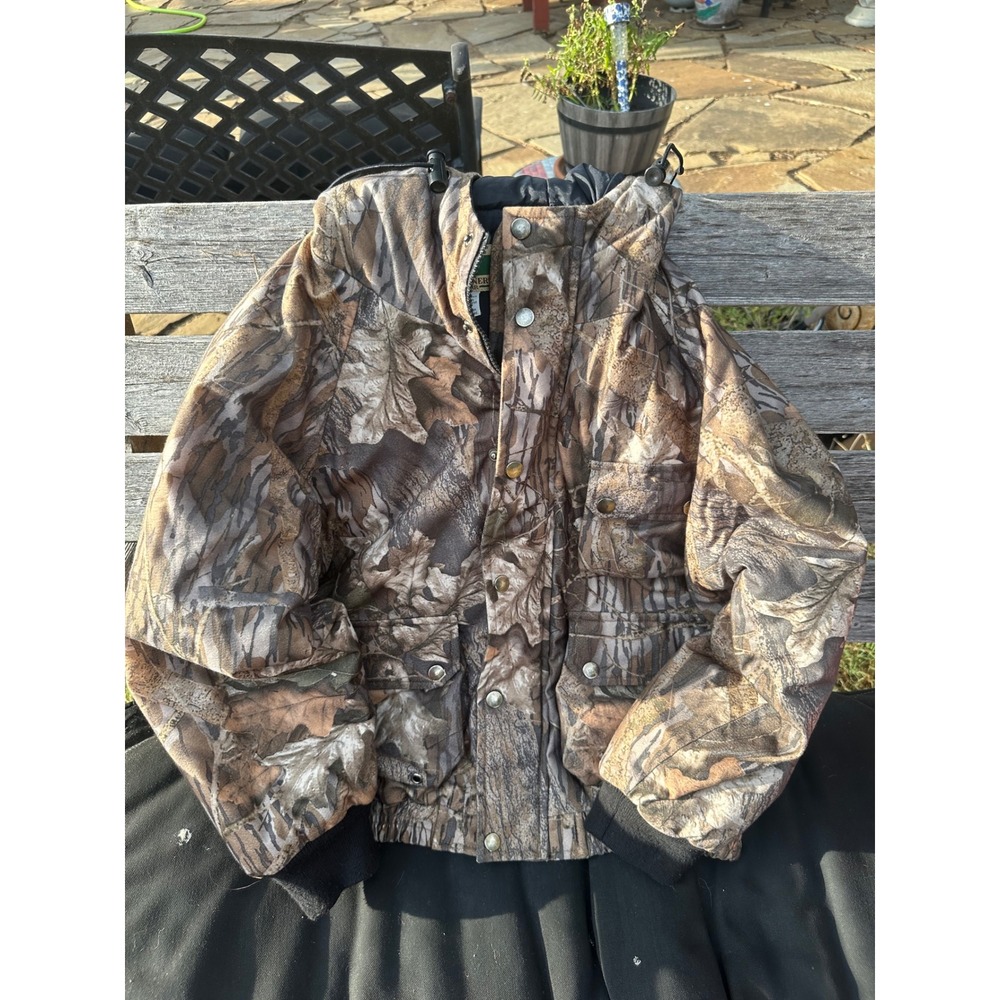 Game Winner Kids Camo Hunting Jacket and Bib Overalls Set Brown XL/M